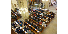 Festgottesdienst zum 50jahrigen Priesterjubiläum von Stadtpfarrer i.R. Geistlichen Rat Ulrich Trzeciok (Foto: Karl-Franz Thiede)